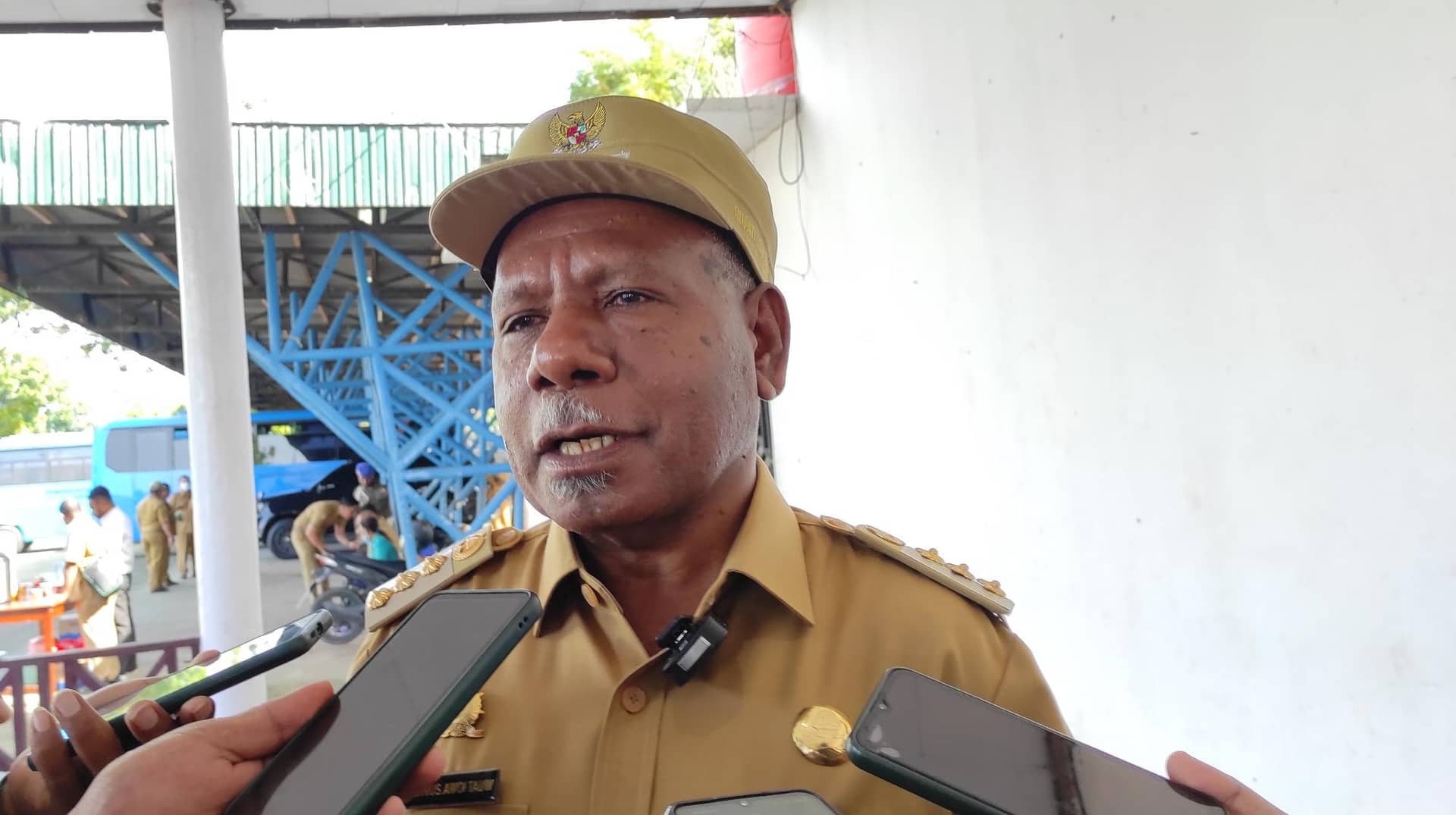 Bupati Jayapura Mathius Awoitauw.