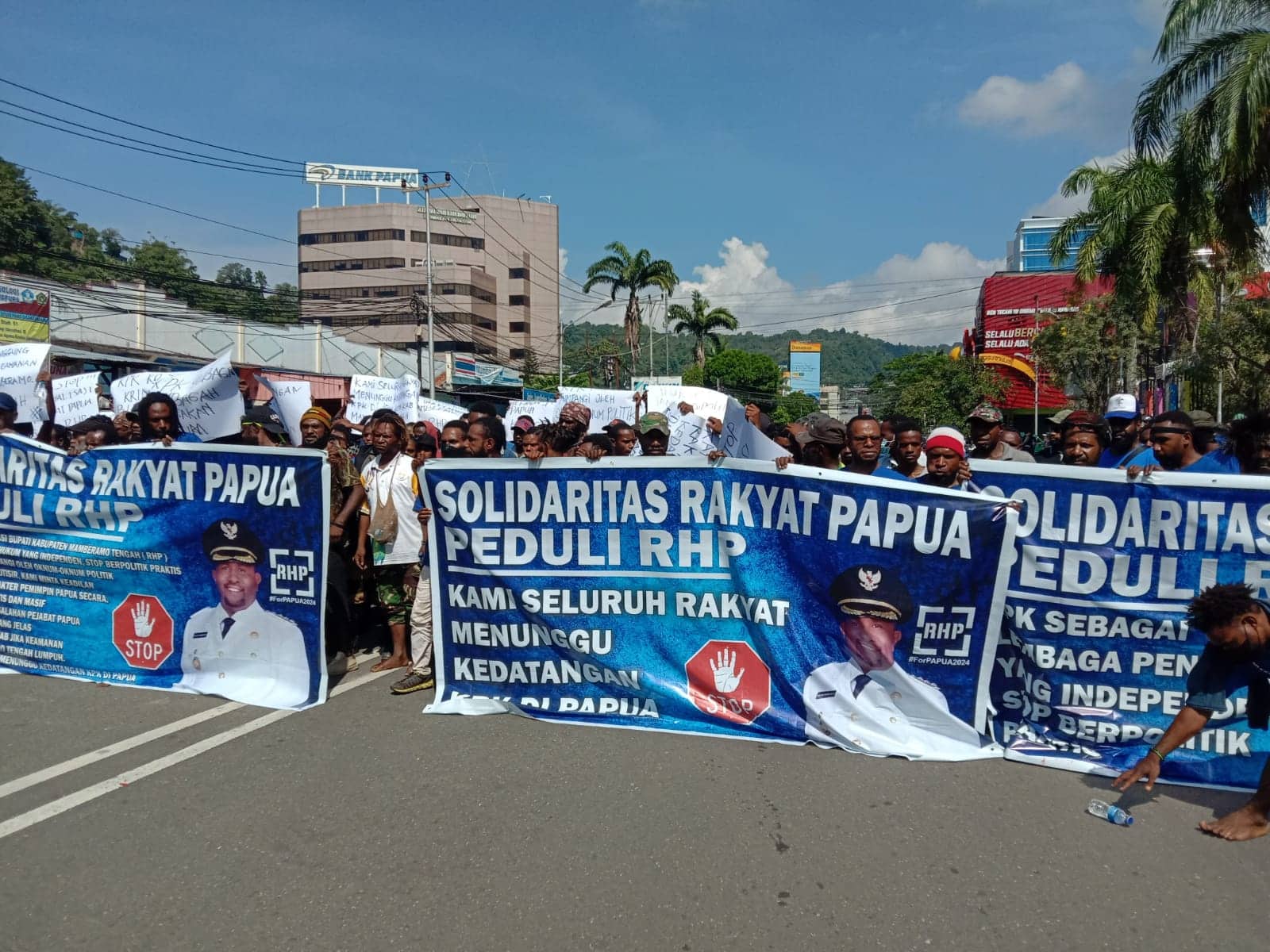 Ilustrasi berita Papua: Solidaritas Rakyat Papua Peduli RHP Gelar Demo, Minta KPK Hentikan Proses Hukum