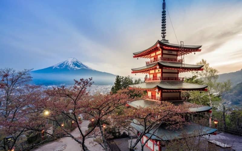 Salah satu pemandangan di Jepang