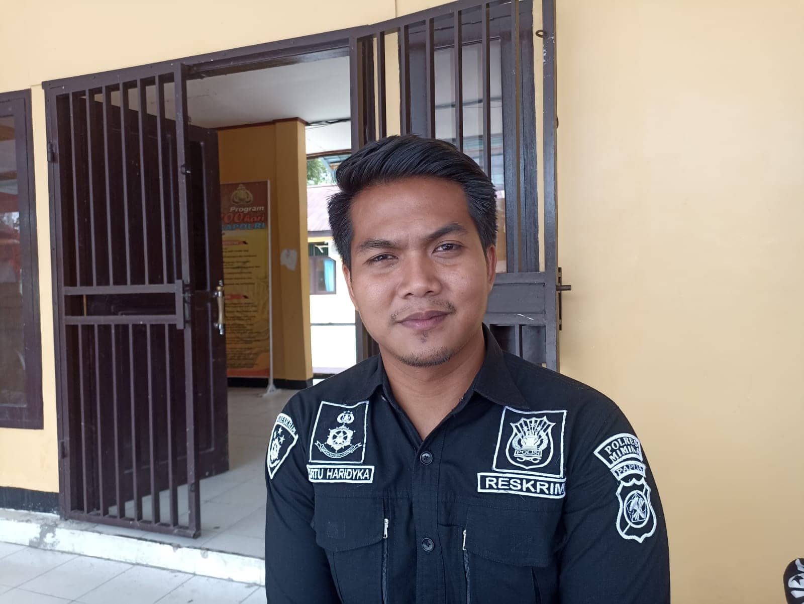 Kasat Reskrim Polres Mimika, Iptu Bertu Haridyka Eka Anwar