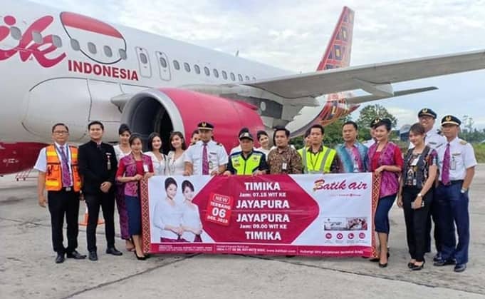 Ilustrasi berita Nasional: Mulai 12 Juli, Batik Air Terbang Langsung Surabaya-Timika Pergi Pulang 4 Kali Seminggu