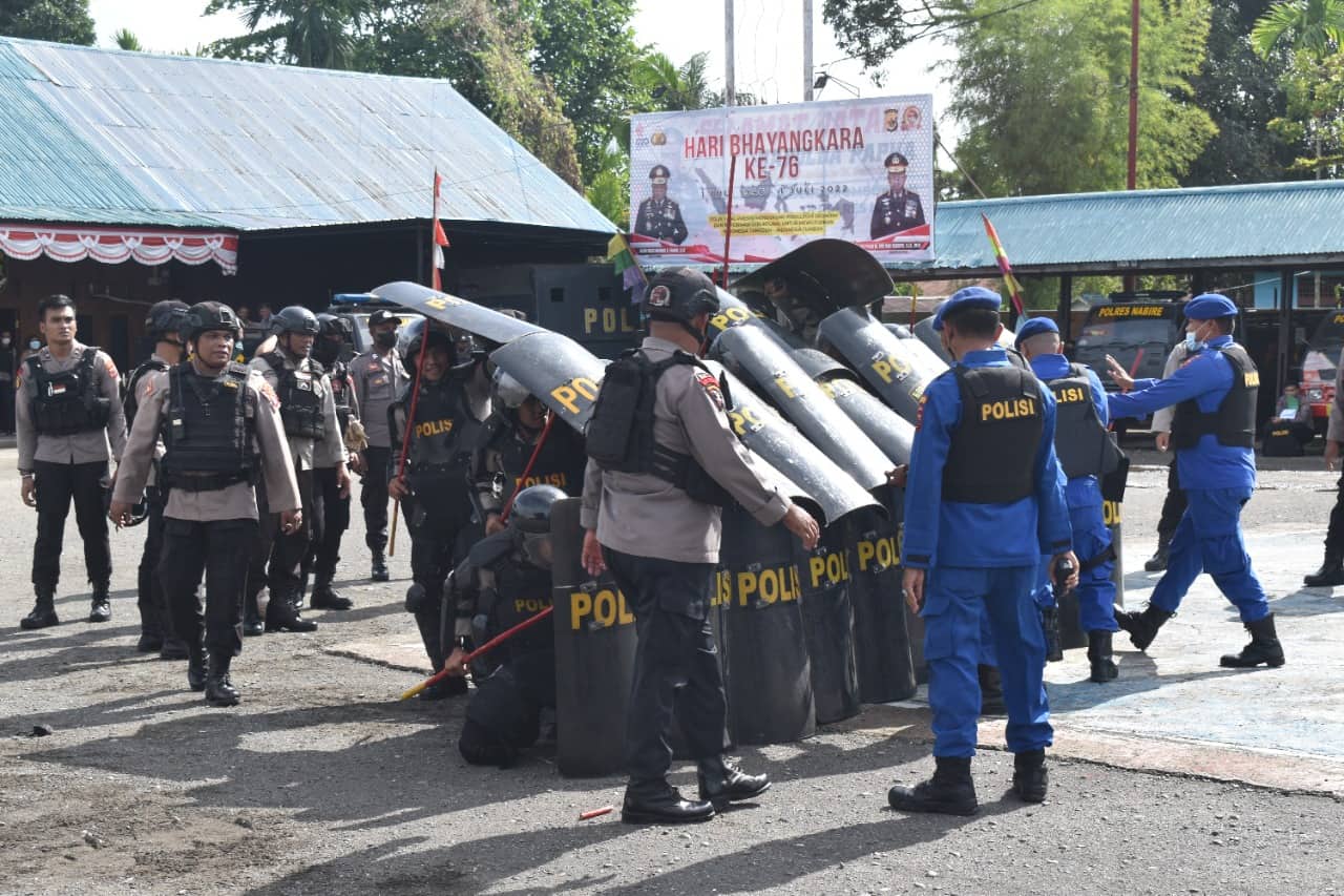 Ilustrasi berita Papua: Amankan Demo Tolak DOB 14 Juli di Ibukota Papua Tengah, Polres Nabire Siagakan 650 Personil