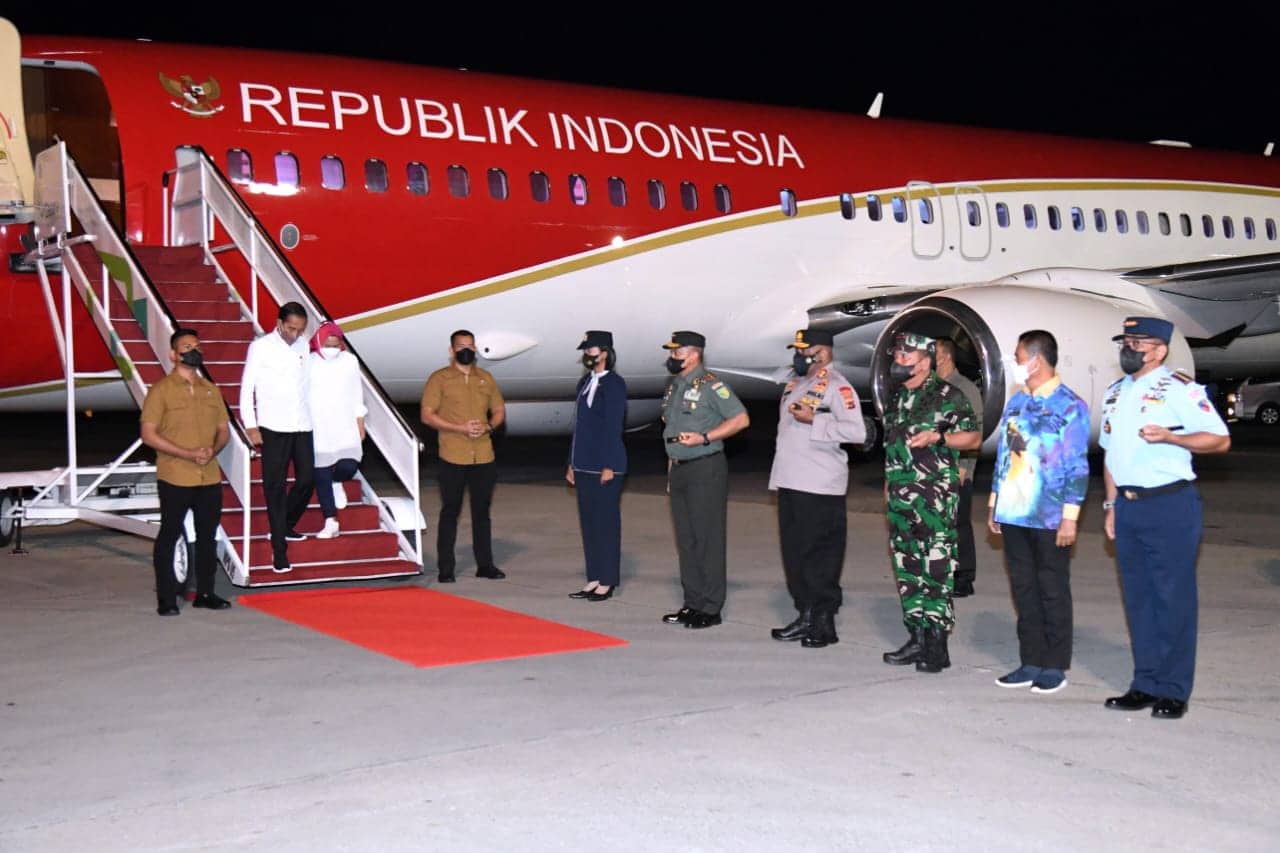 Ilustrasi berita Papua: Presiden Jokowi Tiba di Jayapura, Besok Siang Mendarat di Timika
