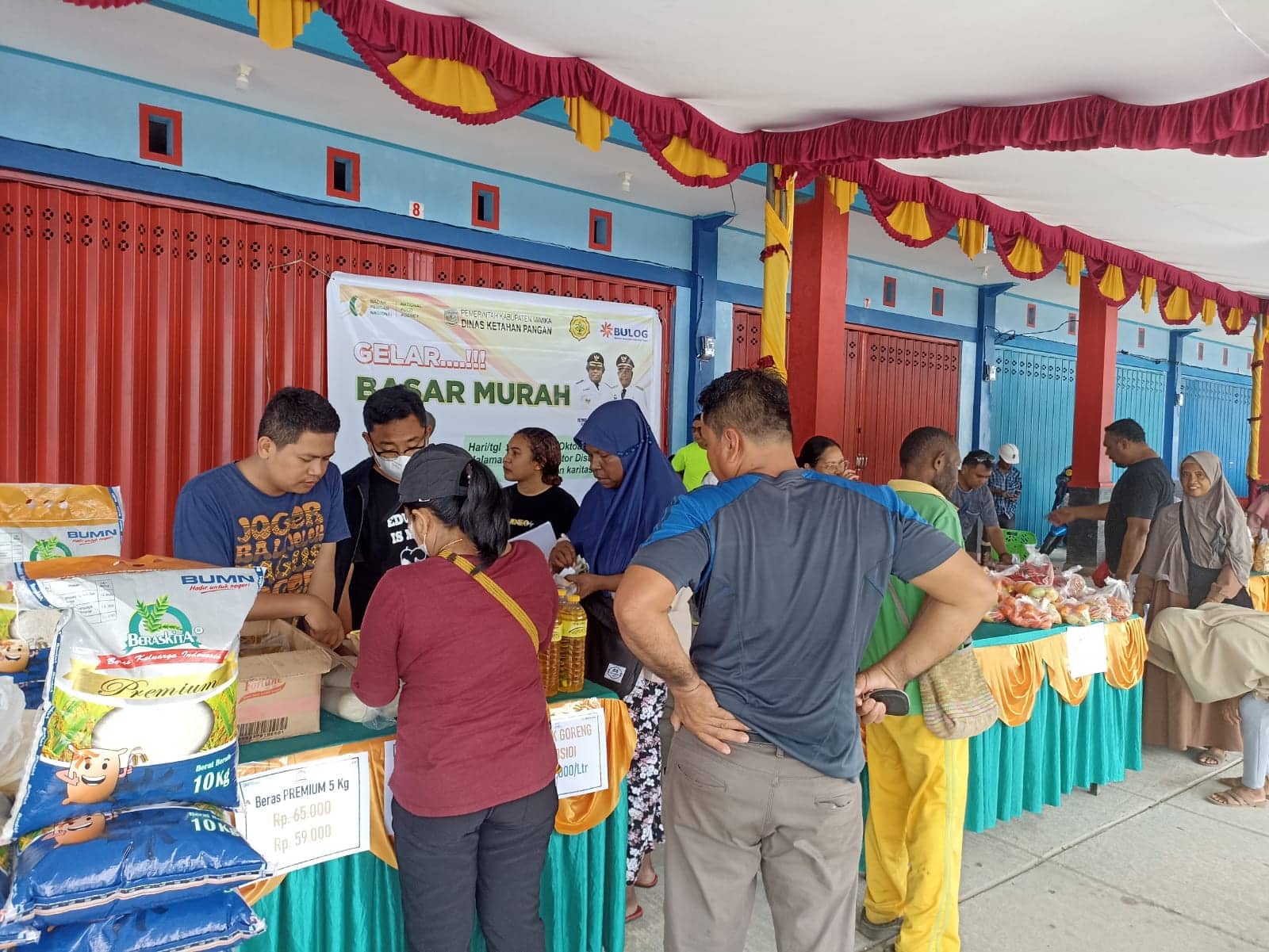 Ilustrasi berita Mimika: Lensa Foto : Dinas Ketahanan Pangan Gelar Pasar Murah Bantu Penuhi Kebutuhan Masyarakat Mimika