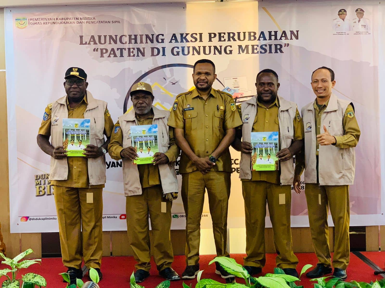 Ilustrasi berita Mimika: Menuju Mimika Satu Data, Disdukcapil Kabupaten Mimika Mulai Gelar Aksi Paten Gunung Mesir di Distrik Alama