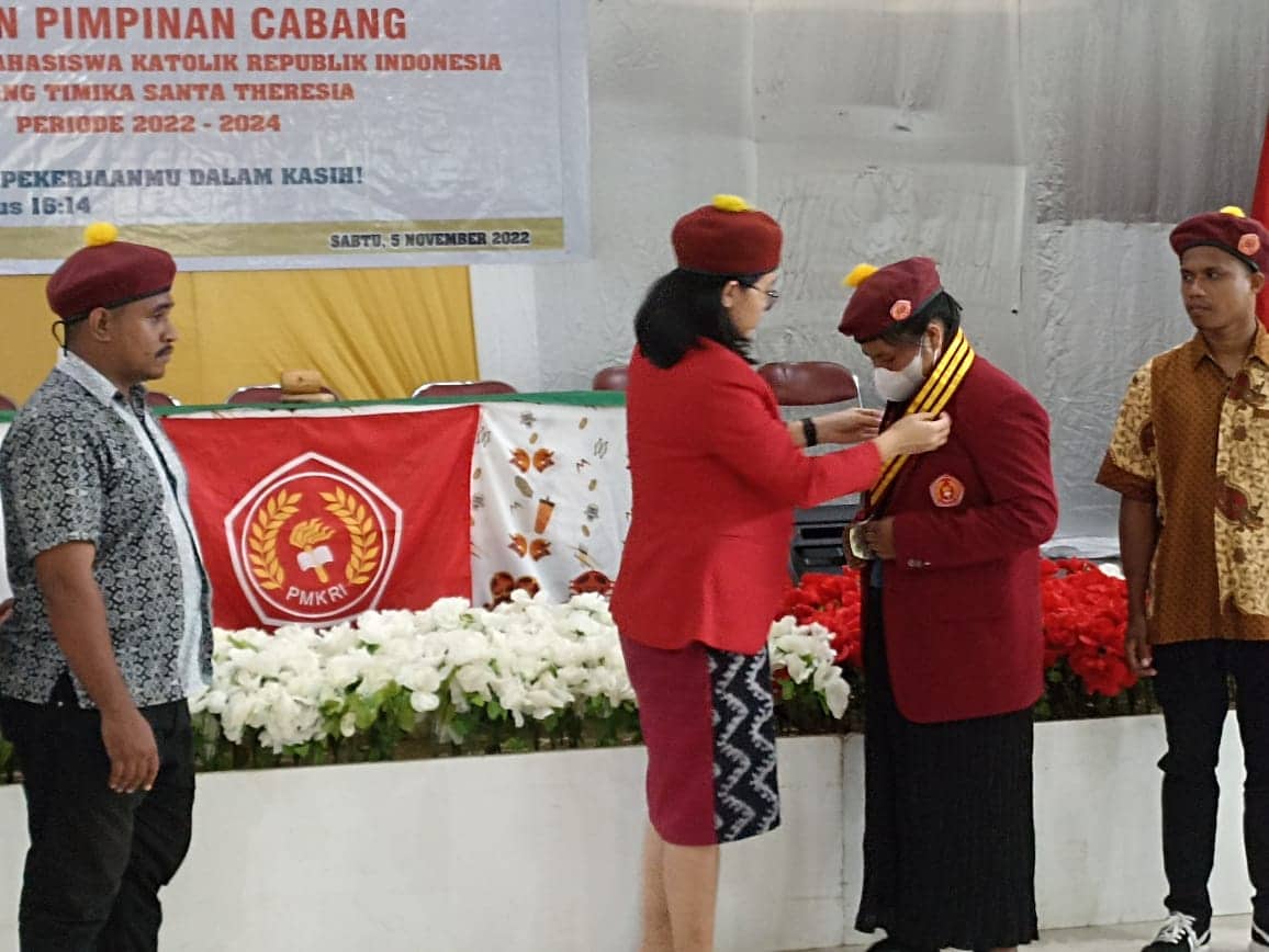 Ilustrasi berita Mimika: Mersi Sundung Resmi Jabat Ketua Presidium PMKRI Cabang Timika