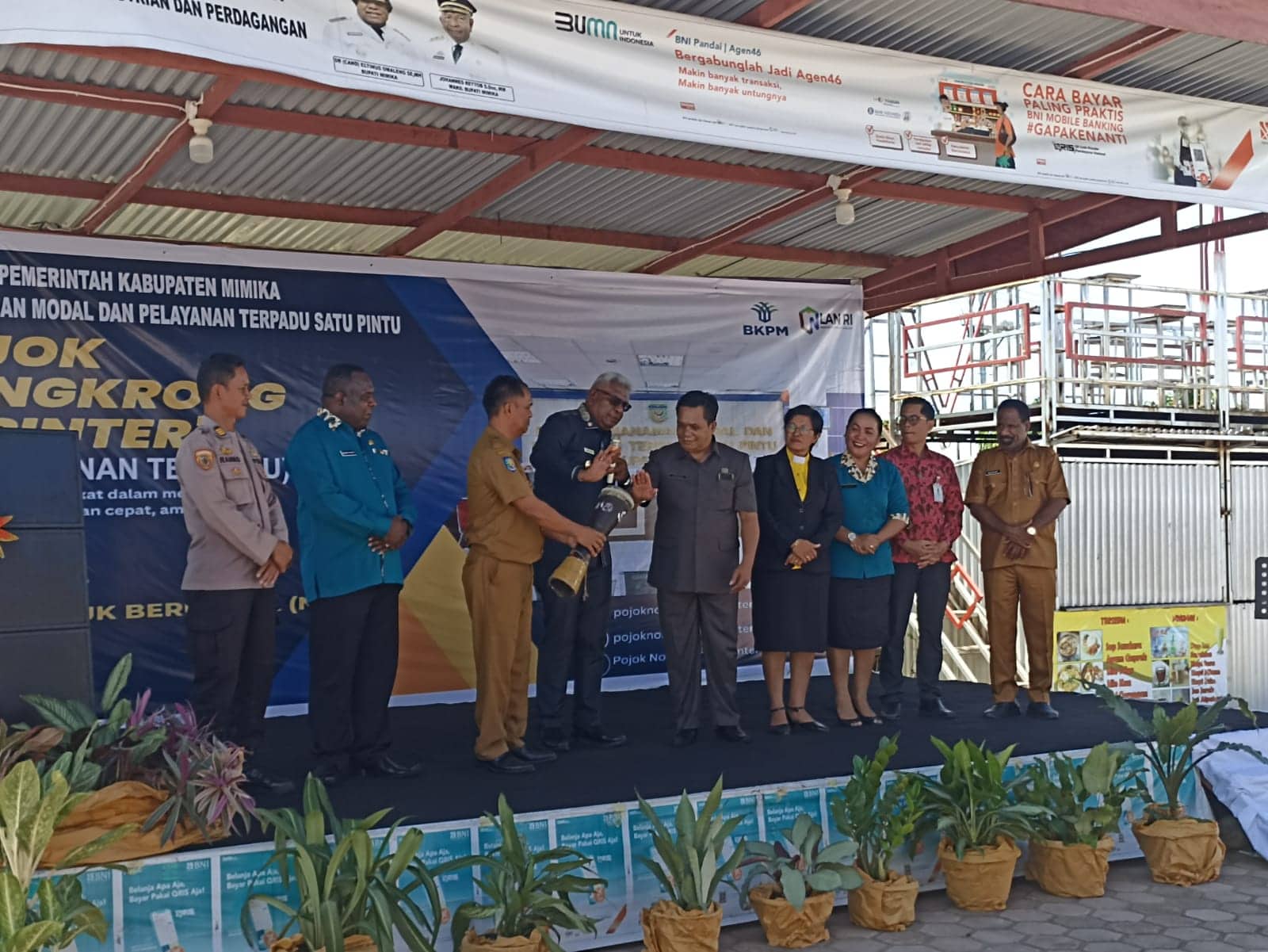 Ilustrasi berita Mimika: Galeri Foto Launching Pojok Nongkrong Si Pinter DPMPTSP Kabupaten Mimika