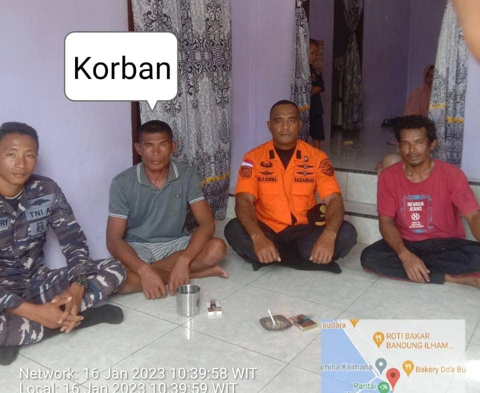 Ilustrasi berita Mimika: Dilaporkan Hilang, La Ode Firman Ditemukan Selamat, Nekat Melompat Berenang ke Darat