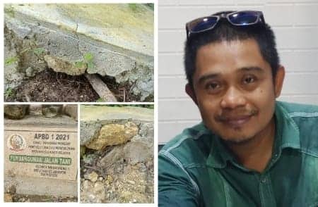 Ilustrasi berita Nasional: Konstruksi Tidak Penuhi Standar Teknis, Baru Dibangun Talud Jalan Usaha Tani Sudah Rusak
