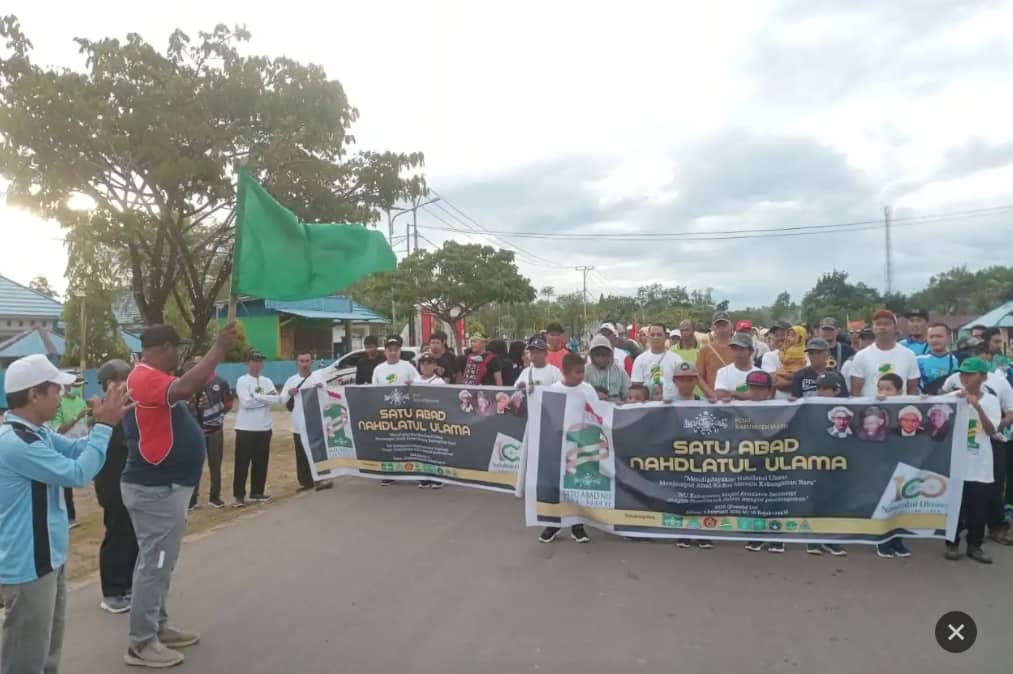 Ilustrasi berita Papua: Rayakan 1 Abad Nahdatul Ulama, Pengurus dan Warga Nahdliyyin Mappi Gelar Jalan Sehat