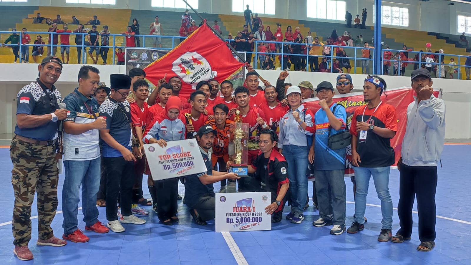 Ilustrasi berita Mimika: Ikawangi Libas PWL Tiga Kosong di Final Futsal KKJB CUP II, Turnamen Resmi Ditutup