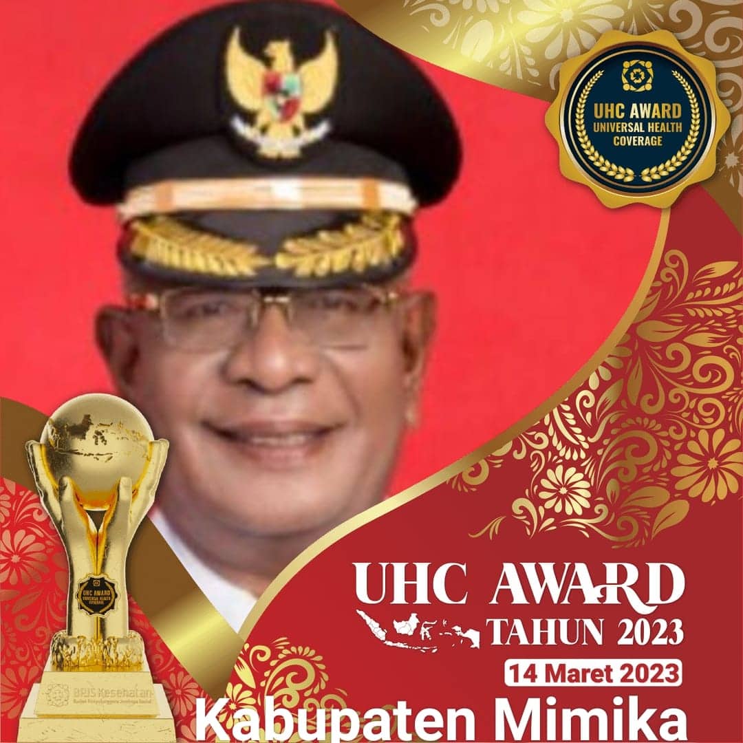 Ilustrasi berita Mimika: Dibawah Kepemimpin Plt. Bupati Johannes Rettob, Kabupaten Mimika Raih UHC Award 2023, Besok Diserahkan Wapres Ma'ruf Amin