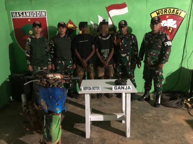 Ilustrasi berita Papua: Selundupkan Ganja 250 Gram, Pelajar SMA Ditangkap Satgas Pamtas RI-PNG Yonif 725/Woroagi