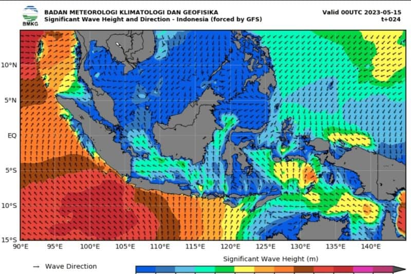 Ilustrasi berita Nasional: BMKG Imbau Waspadai Gelombang Tinggi Hingga Enam Meter