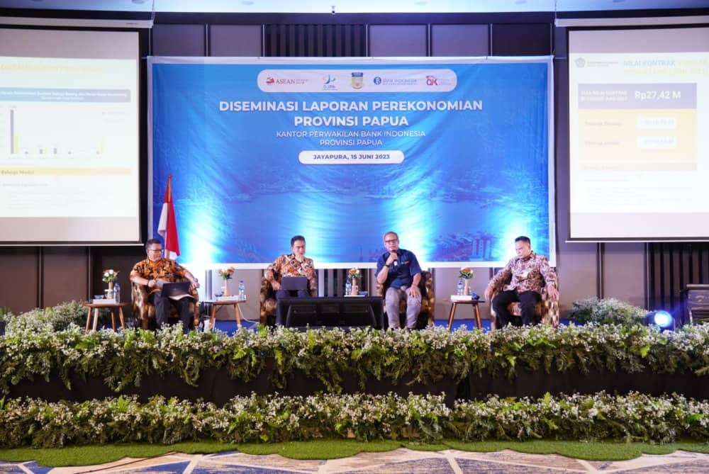 Ilustrasi berita Nasional: Aset Perbankan di Papua pada Bulan April 2023 Capai Rp87,33 Triliun