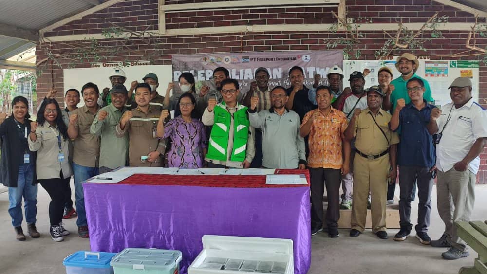 Ilustrasi berita Mimika: Parade Foto : Pelepasliaran 4.279 Ekor Satwa Liar Dilindungi Oleh BBKSDA Papua Bersama Freeport