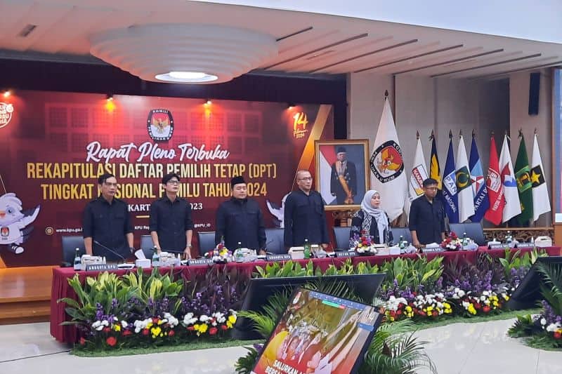 Ilustrasi berita Nasional: KPU RI Tetapkan 204.807.222 DPT Pemilu 2024
