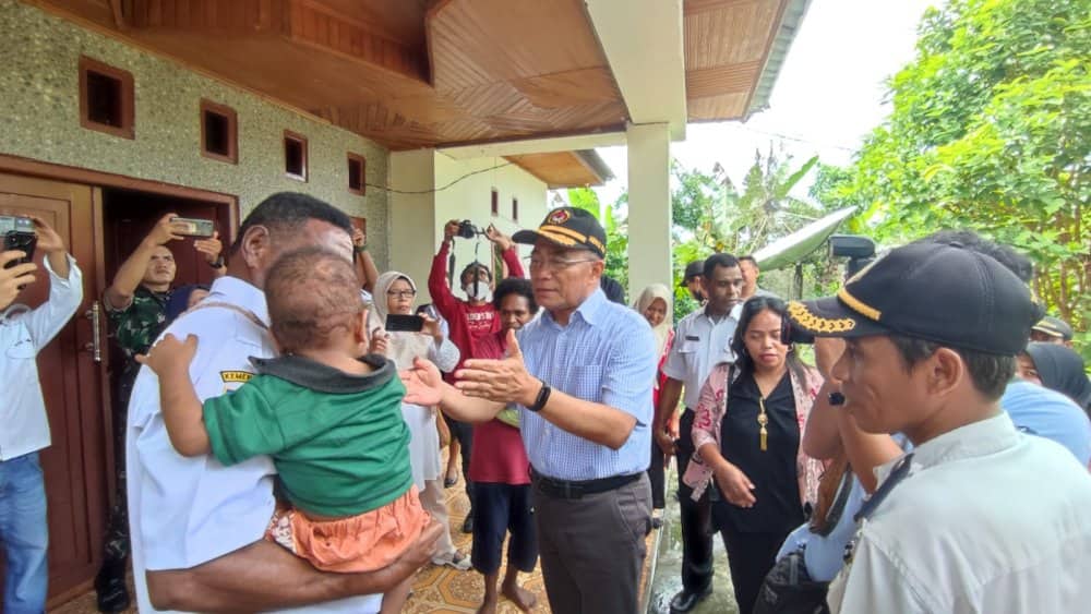 Ilustrasi berita Mimika: Menko PMK Tinjau Dapur Sehat Stunting Kampung Mawokauw Jaya Timika