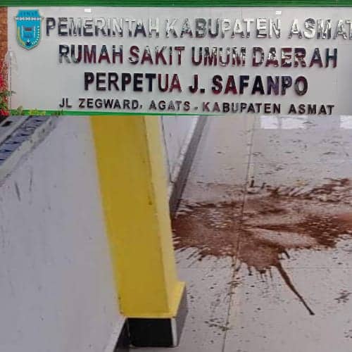 Ilustrasi berita Papua: Buang Ludah Pinang Sembarangan, Lantai Keramik RSUD Perpetua J. Safanpo Sering Jadi Sasaran