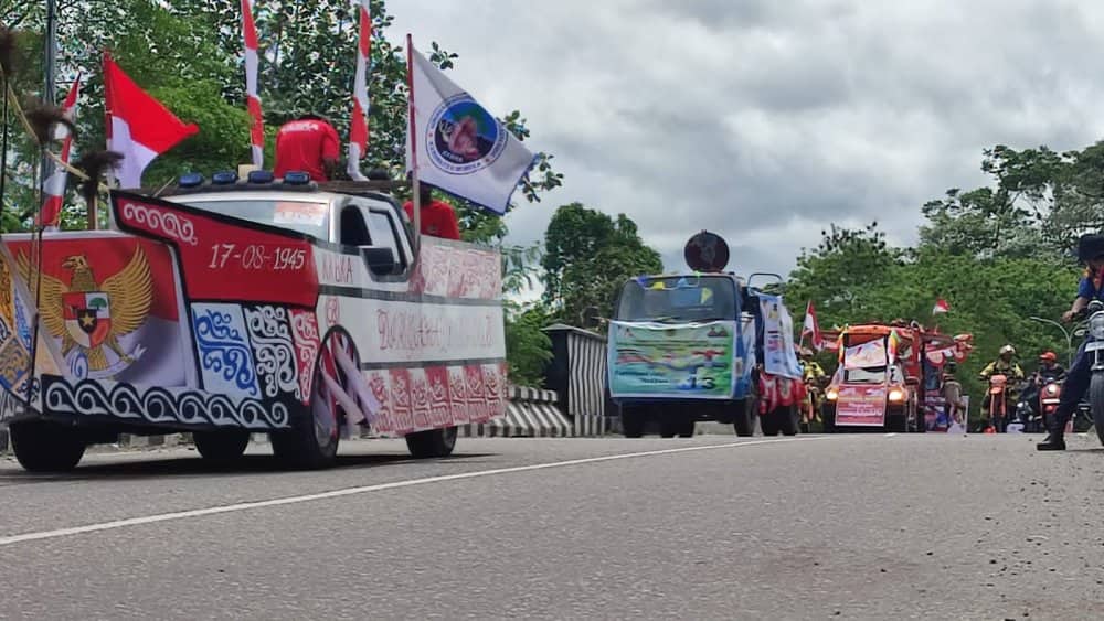 Ilustrasi berita Mimika: Dilepas Sekda Yumte, Ratusan Mobil Hias Ramaikan Pawai Peringatan HUT Kemerdekaan RI ke-78 di Mimika