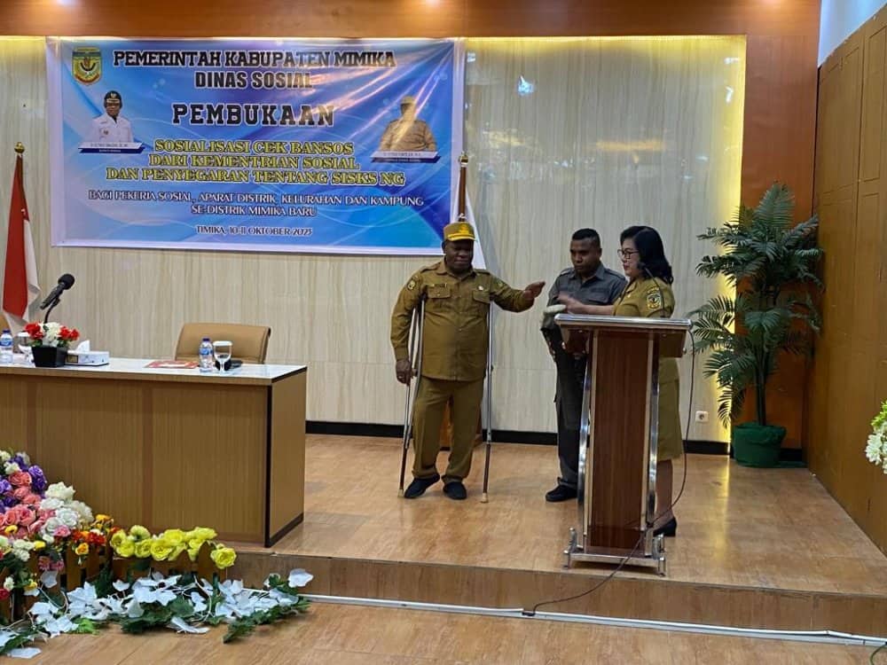 Ilustrasi berita Mimika: Dinas Sosial Mimika Gelar Sosialisasi Cek Bansos dan Penyegaran Aplikasi SIKS-NG