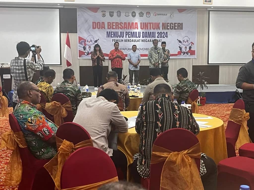 Ilustrasi berita JAYAPURA: Polres Jayapura Gelar Doa Bersama Lintas Agama, Partai Politik dan Forkopimda Jelang Pemilu 2024