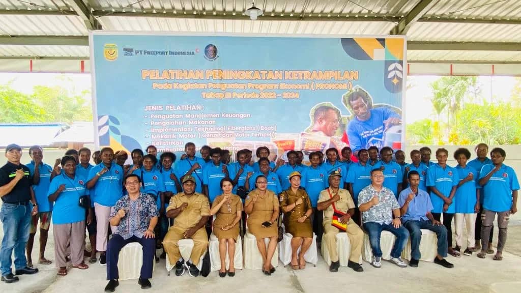 Ilustrasi berita Mimika: PTFI Bersama Keuskupan Timika Beri Pelatihan Mama Kamoro Buat Makanan Berbahan Dasar Sagu dan Ikan