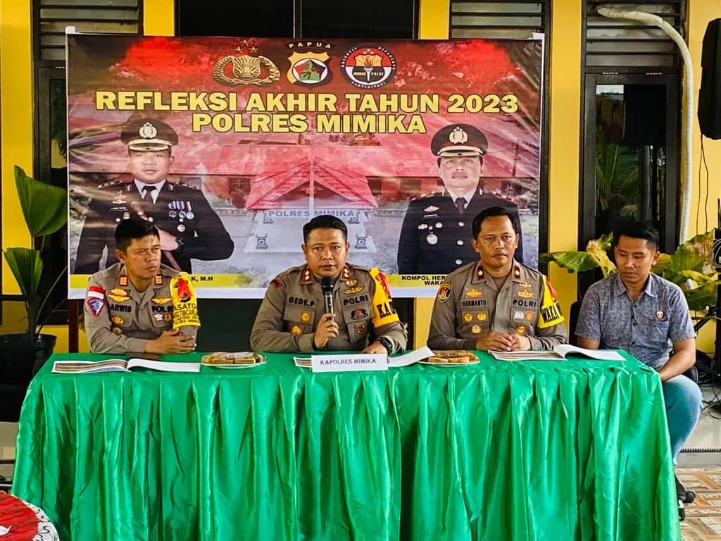 Ilustrasi berita Mimika: Selama Tahun 2023, Angka Kriminalitas di Mimika Menurun, Pencurian Mendominasi Dengan Kasus Terbanyak