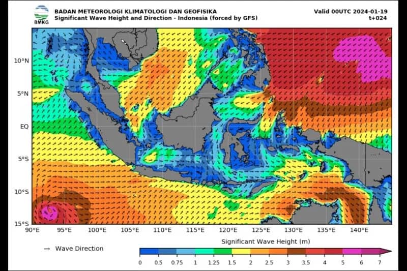 Ilustrasi berita Nasional: Masyarakat Pesisir Diimbau Waspada Gelombang Tinggi Dua Hari ke Depan