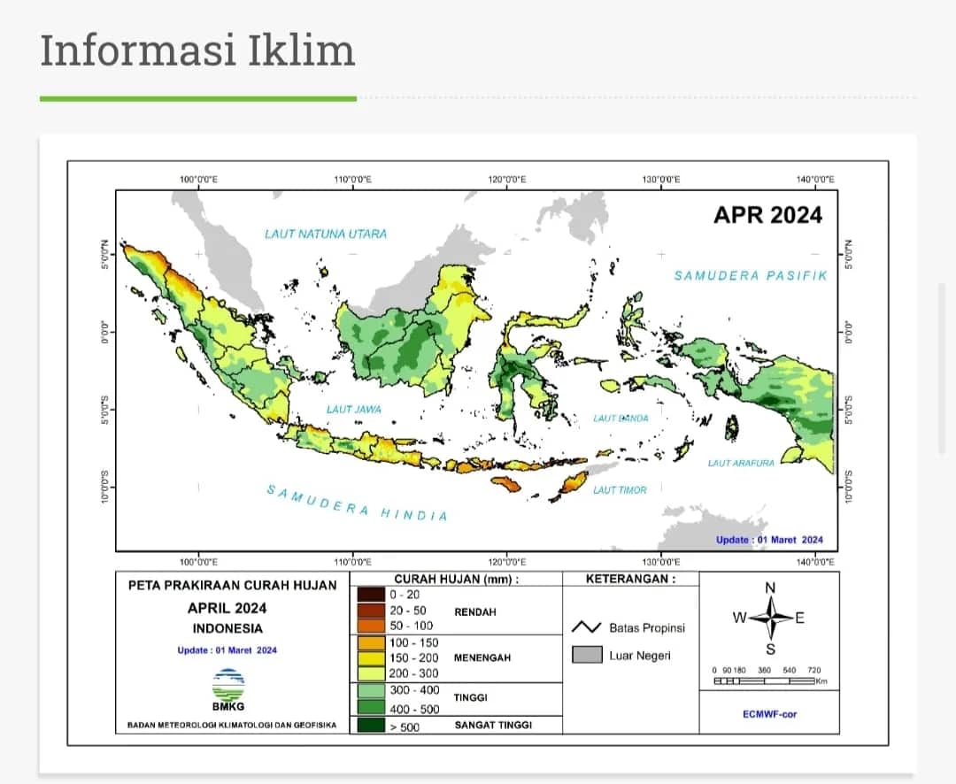 Ilustrasi berita Nasional: BMKG Ingatkan 15 Daerah Termasuk Papua dan Papua Barat Berstatus Waspada Dampak Cuaca Ekstrem