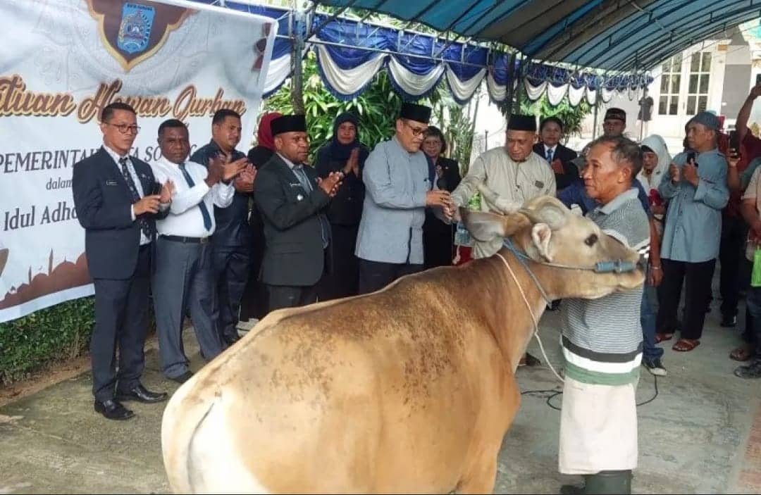 Ilustrasi berita Papua: Pemerintah Kota Sorong Salurkan 30 Hewan Kurban untuk Perayaan Idul Adha 1445 H