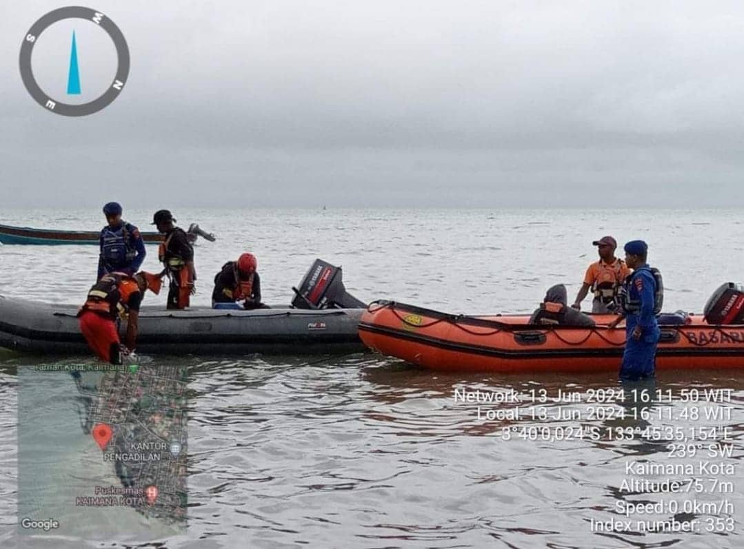 Ilustrasi berita Papua: Hingga Hari ke-5, La Darman Korban Laka Laut di Perairan Kaimana Belum Ditemukan