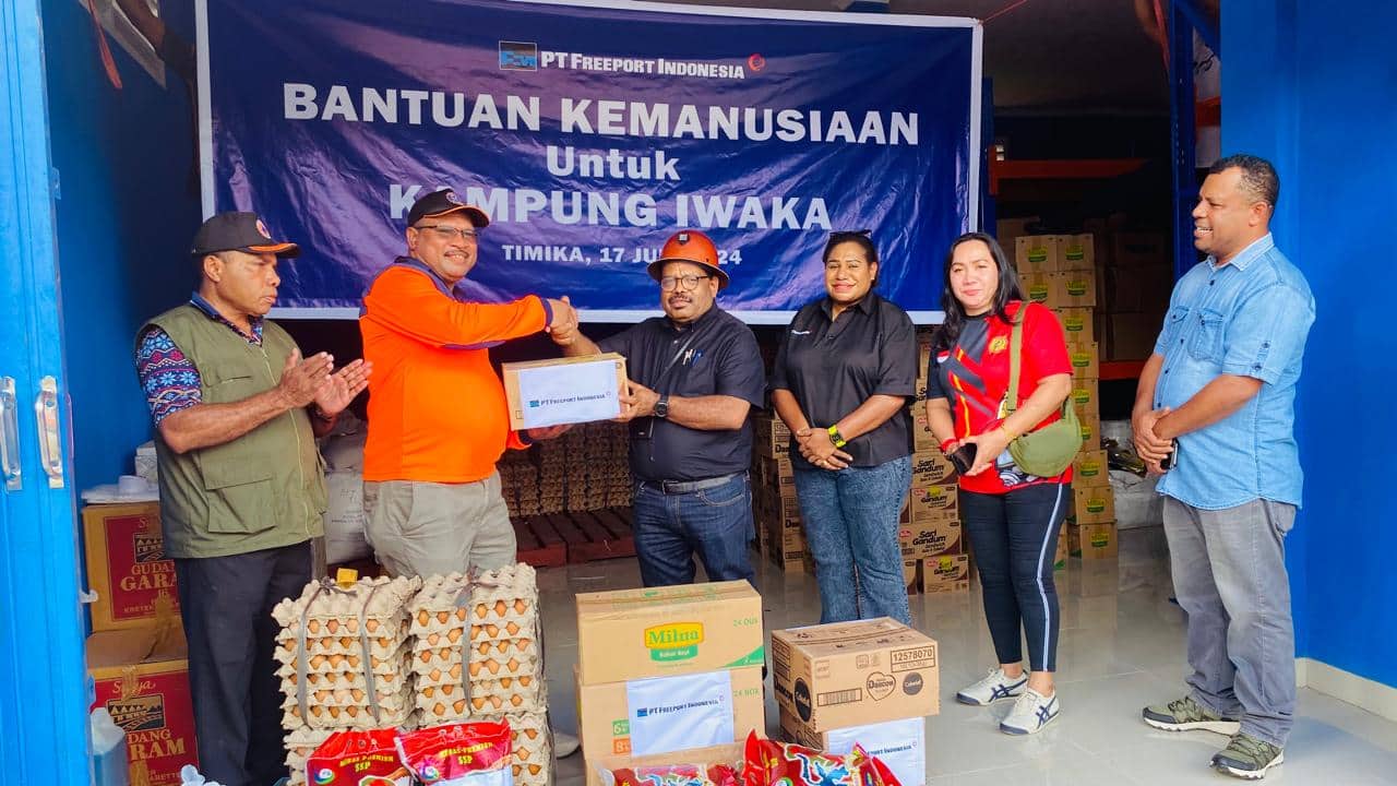 Ilustrasi berita Mimika: Freeport Serahkan Tiga Ton Bahan Makanan untuk Warga Distrik Iwaka yang Terdampak Banjir