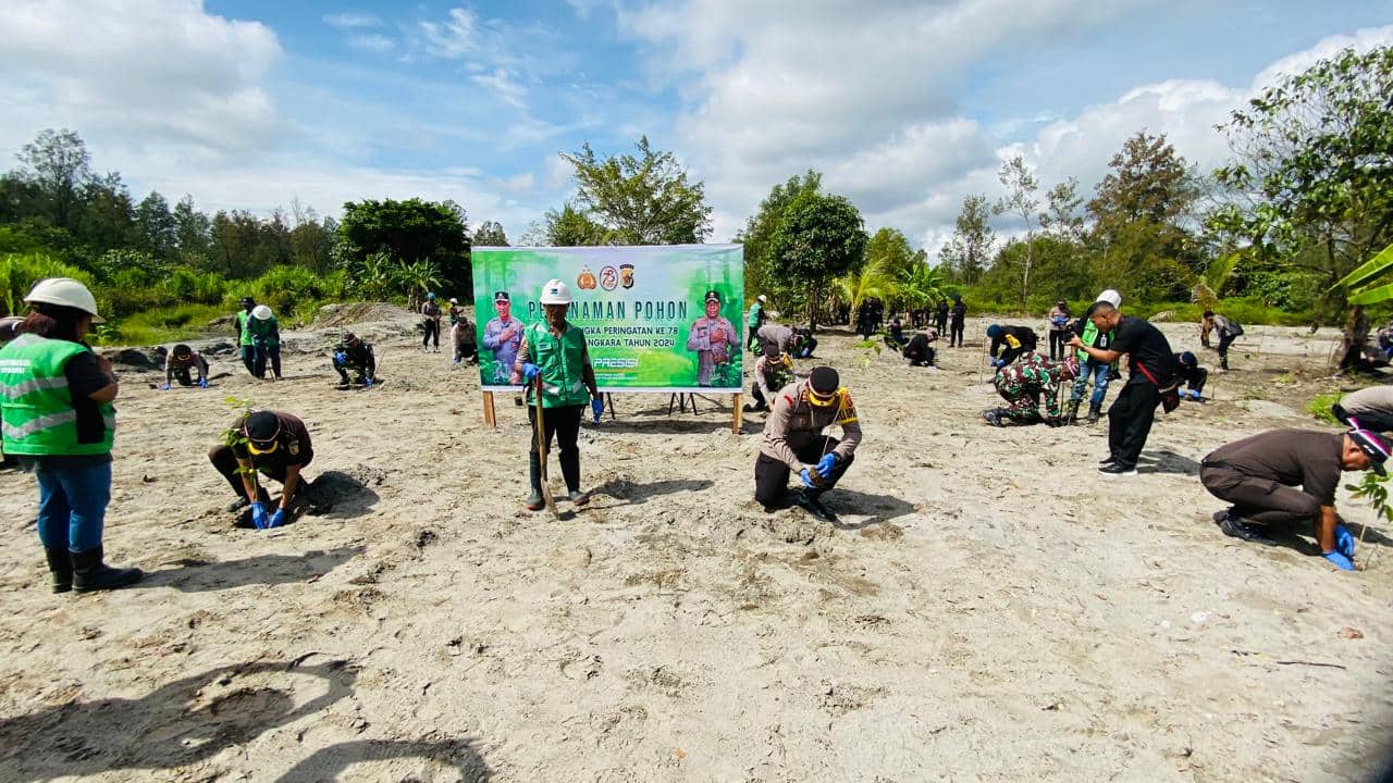 Ilustrasi berita Mimika: Jelang HUT Bhayangkara ke-78, Polres Mimika Tanam 1.000 Pohon di Area PTFI