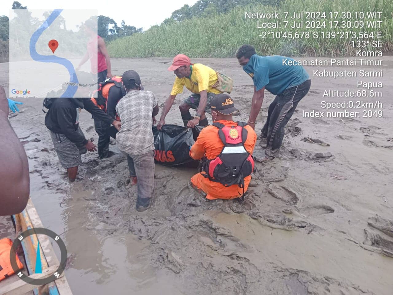 Ilustrasi berita JAYAPURA: Pencari Kerang yang Tenggelam di Muara Sungai Biri Sarmi Ditemukan Tak Bernyawa
