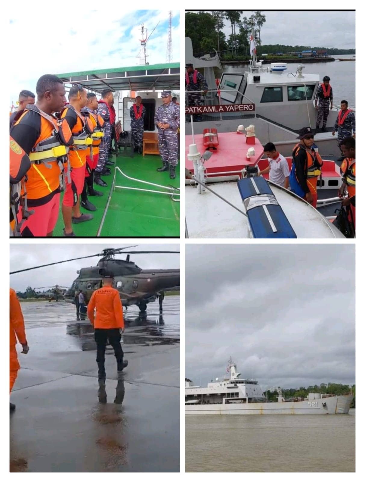 Ilustrasi berita Papua: Basarnas Resmi Hentikan Pencarian Kapal LCT Cita XX, KRI Teluk Lada-521 Telusuri Rute Pelayaran ke Perairan Ambon
