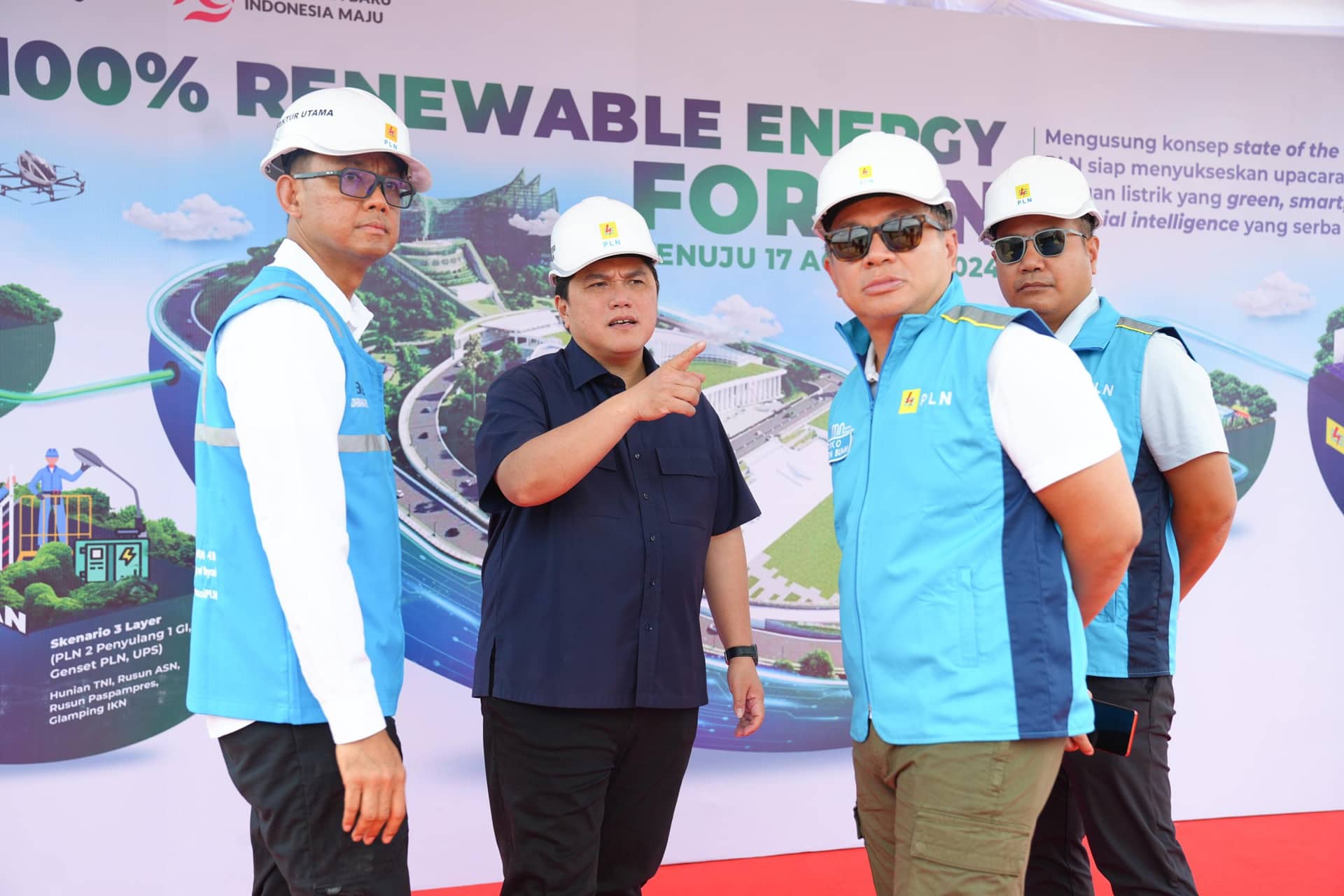 Ilustrasi berita Nasional: Tinjau PLTS PLN, Menteri BUMN Pastikan Peringatan HUT RI di IKN Gunakan Listrik Hijau