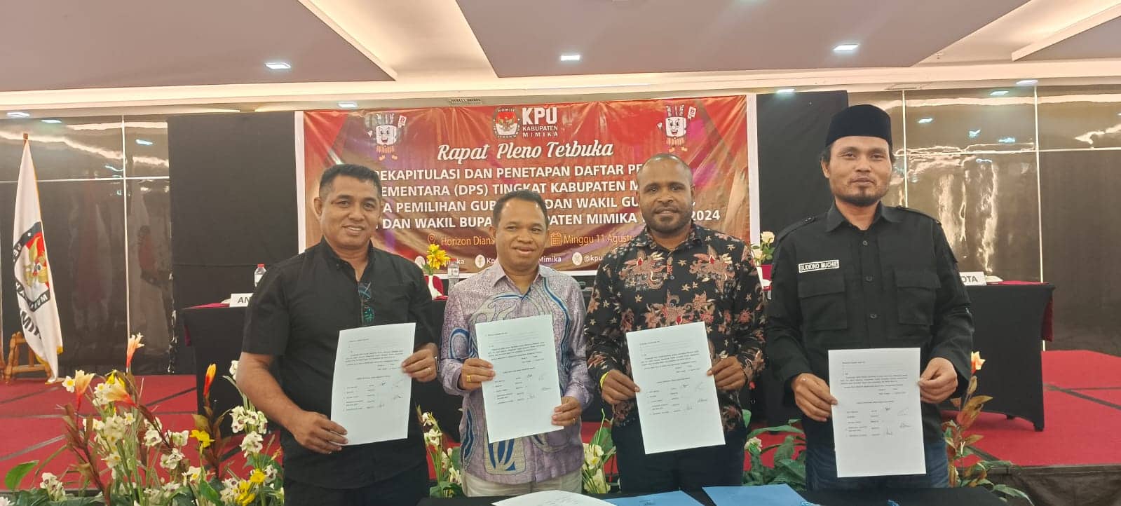 Ilustrasi berita Mimika: Hasil Rapat Pleno Terbuka KPU Mimika, Daftar Pemilih Sementara Kabupaten Mimika Sebesar 222.901