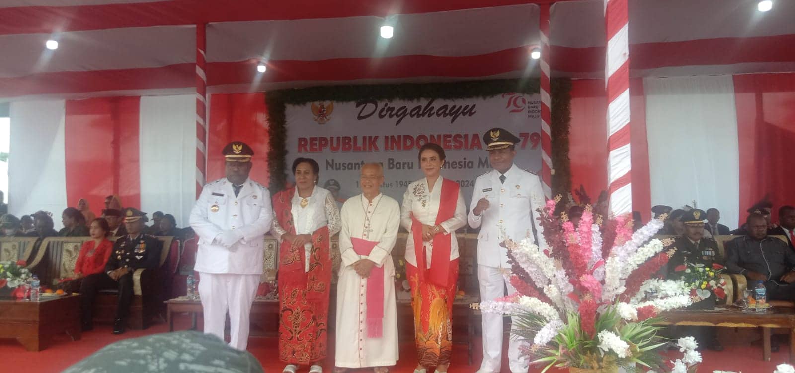 Ilustrasi berita Papua: Upacara HUT RI Ke-79, Elisa Kambu Jadi Irup Terakhir Sebagai Bupati Asmat