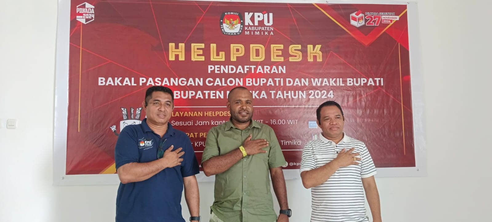 Ilustrasi berita Mimika: KPU Mimika Umumkan Syarat Pencalonan Bupati dan Wakil Bupati Mimika Pada Pilkada 2024, Simak Perubahannya !