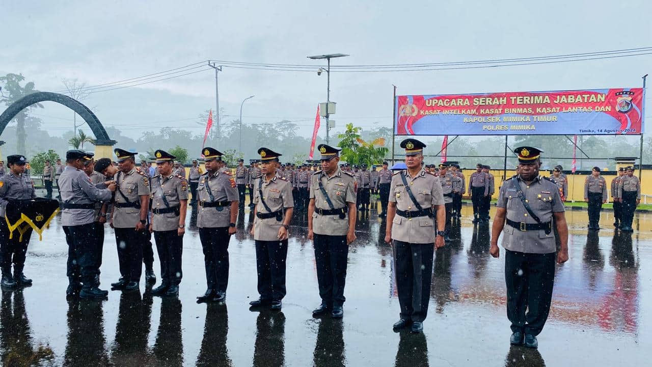 Ilustrasi berita Mimika: Kasat Intel, Kasat Binmas, Kasat Lantas dan Kapolsek Mimika Timur Dirotasi, Ini Daftar Nama Pejabat Baru