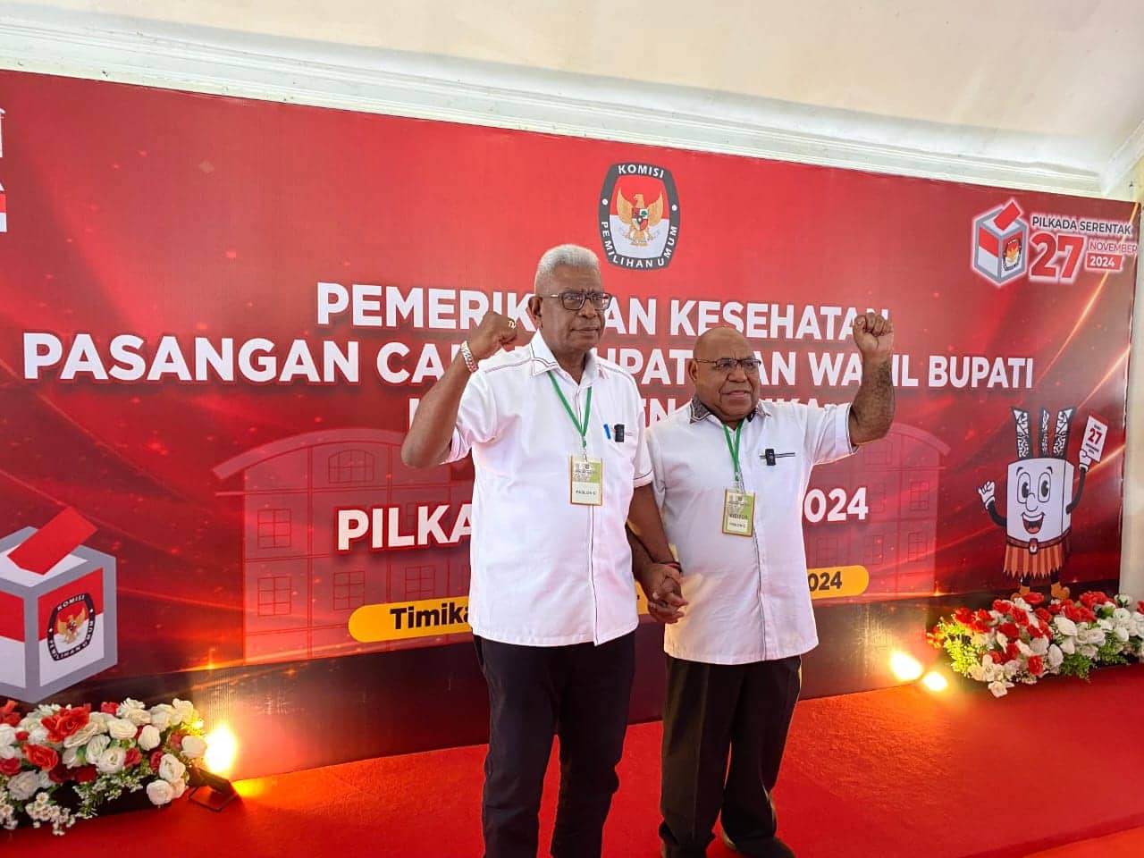 Ilustrasi berita Mimika: Pasangan Johannes Rettob - Emanuel Kemong Jalani Pemeriksaan Kesehatan Tahap II di RSUD Mimika, Ini Jadwal Pengumuman Hasil