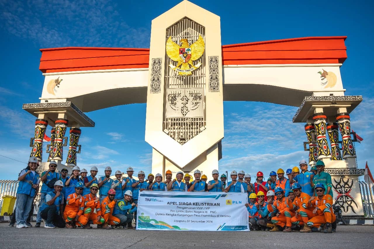 Ilustrasi berita Papua: Sukseskan Kunjungan Paus Fransiskus di Vanimo, PLN Siap Amankan Kelistrikan di Pos Lintas Batas Negara RI-PNG