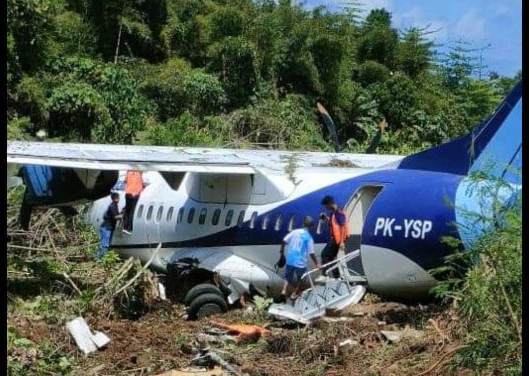 Ilustrasi berita Papua: Pesawat Trigana Air Service yang Alami Kecelakaan di Bandara Serui Angkut 48 Penumpang