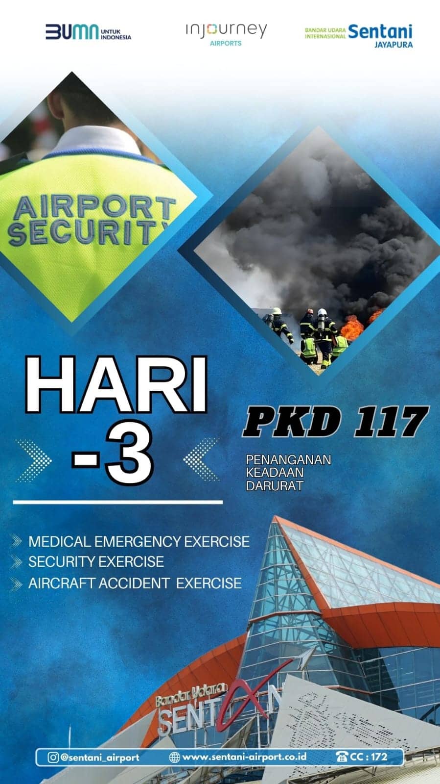 Ilustrasi berita JAYAPURA: Gelar Latihan Penanggulangan Keadaan Darurat, Ini yang Harus Dilakukan Penumpang Pesawat Udara di Bandara Sentani