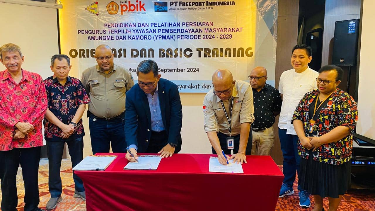 Ilustrasi berita Mimika: YPMAK MoU Dengan UNPAD Selaku Konsultan Pelatihan Pengurus Terpilih Periode 2024-2029