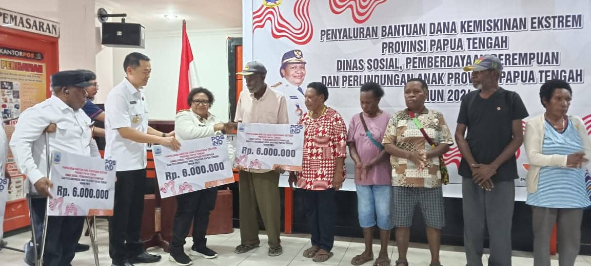 Ilustrasi berita Papua: Pemprov Papua Tengah Salurkan Bantuan Sosial Tunai Kemiskinan Ekstrem untuk Masyarakat di 18 Distrik di Mimika
