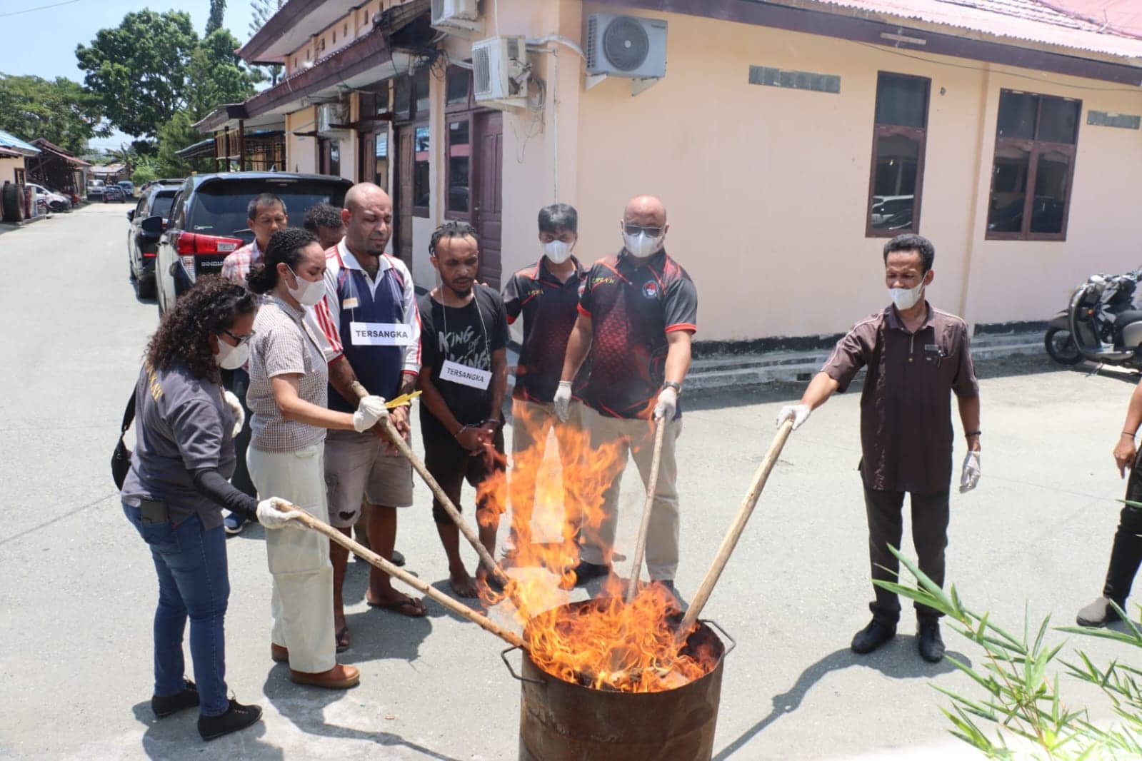 Ilustrasi berita Papua: Polisi Musnahkan 400 Gram Ganja, Pelaku Diganjar Hukuman 12 Tahun Penjara