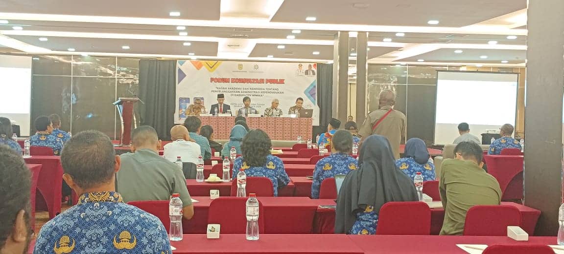 Ilustrasi berita Mimika: Miliki Peranan Strategis Dalam Pembangunan, Disdukcapil Mimika Gelar Forum Konsultasi Publik Kajian dan Ranperda Adminduk