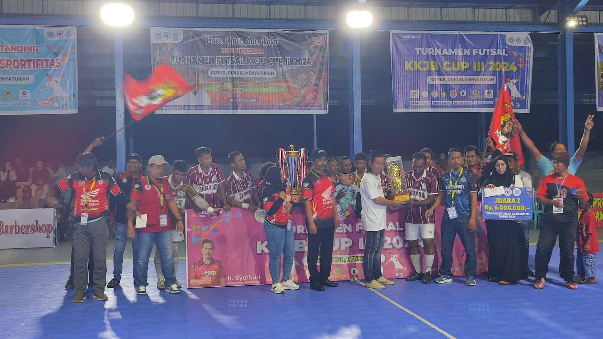 Ilustrasi berita Mimika: Resmi Ditutup, Ikawangi Juara Turnamen Futsal KKJB Cup III 2024